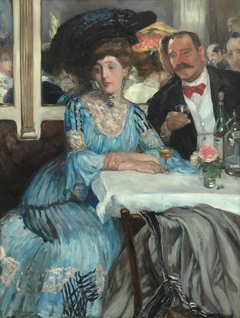 At Mouquin's by William Glackens