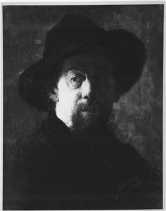 Bildnis eines Mannes mit Schlapphut by Julius Anton Adam