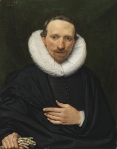 Bildnis eines schwarz gekleideten Mannes by Frans Pourbus the Younger