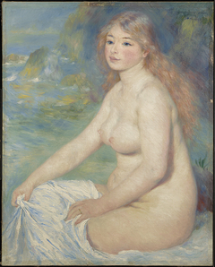 Blonde Bather by Auguste Renoir