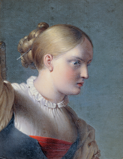 Brustbild eines Mädchens (Studie zu "Hermann und Dorothea") by Johann Peter Krafft