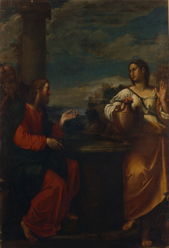 Christ and the Woman of Samaria by Francesco Albani