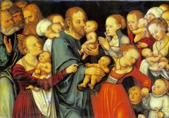 Christ Blessing the Children by Lucas Cranach the Elder