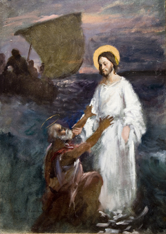 Christ Walks on Water by Eero Järnefelt