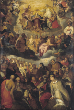 Crowning of the Virgin Mary in Heaven by Hans Rottenhammer