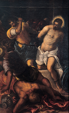 Crowning with thorns by Jacopo Tintoretto