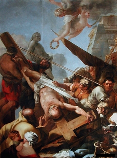 Crucifiement de Saint Pierre by Sébastien Bourdon