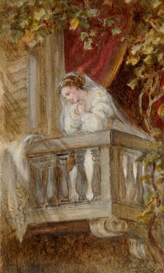 Dame Ellen Terry (1847-1928) as Juliet in William Shakespeare's 'Romeo and Juliet' by Laura Wilson Barker