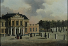 De schouwburg op het Vredenburg te Utrecht by Johan Godfried van Ginkel