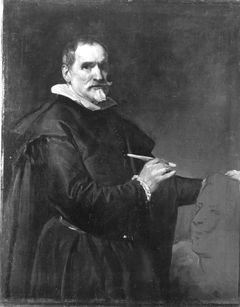 Der Bildhauer Martînez Montanés (nach Velázquez) by Ernst Friedrich von Liphart
