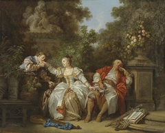 Der heimliche Liebhaber by Jean-Baptiste Le Prince