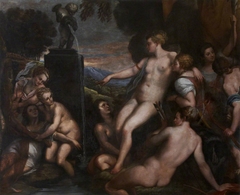 Diana and Callisto (after Titian) by Henry Stone