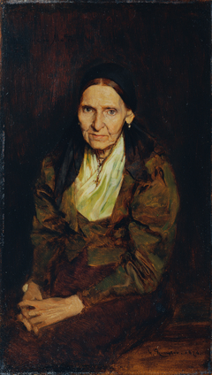 Die Mutter des Künstlers by Franz Rumpler