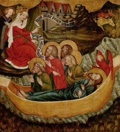 Einschiffung der Gebeine des Hl. Jakobus d. Ä. nach Spanien by Master of the Rajhrad Altarpiece