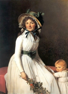 Émilie Sériziat and Her Son by Jacques-Louis David