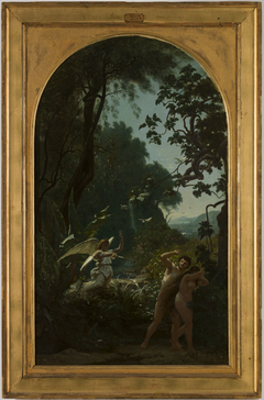 Esquisse pour l'église de la Trinité : Adam et Eve chassés du paradis by François-Louis Français