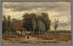 Farmhouse (Landscape in Dekkersduin) by Jan Heppener