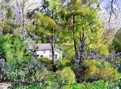 Ferris Cottage and Trelissick Gardens by Margaret Merry