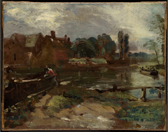 Flatford Mill from the Lock by John Constable