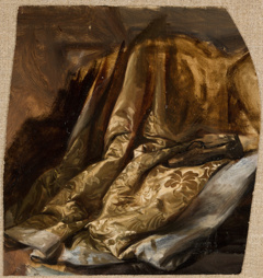 Fragment of the Cover of Quinn's Bed. Study to the Painting "The Death of Barbara Radziwiłł" by Józef Simmler