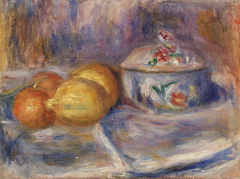 Fruit and Bonbonnière by Auguste Renoir