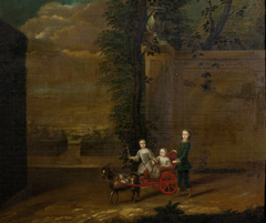 Godard Adriaan van Reede (1716-1736), derde Graaf van Athlone, Frederik Willem van Reede (1717-1747), vierde Graaf van Athlone, en Ursula Christina Reiniera van Reede (1719-1747) (kinderen van Frederi by Anonymous