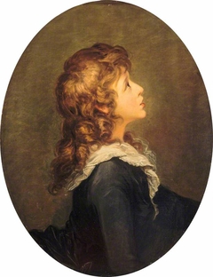 Henry Siddons, 1774 - 1815. Actor; eldest son of Sarah Siddons (As a child, study for a double portrait with his mother) by William Hamilton