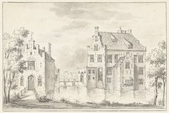 Het kasteel Groenewoude bij Woudenberg (?) by Jacobus Stellingwerff