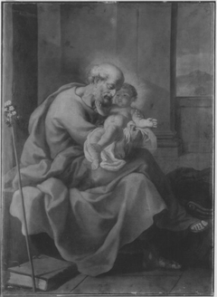 Hl. Joseph mit dem Kinde by Ignazio Stern