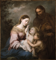 Holy Family with Infant Saint John by Bartolomé Esteban Murillo