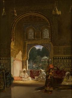 In the Sultan's Palace by Jean-Joseph Benjamin-Constant