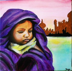 indian baby by Borg