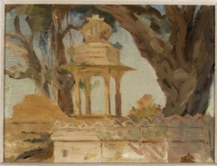 Indian shrine Hiesa in Udaipur From the journey to India by Jan Ciągliński