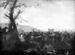 Infantry Skirmish by Georg Philipp Rugendas