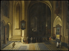 Interior of a Cathedral by Pieter Neeffs