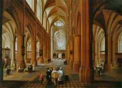 Interior of a Gothic Church by Pieter Neefs the Elder