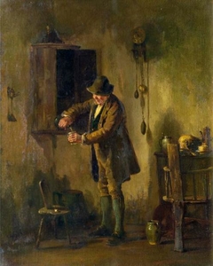 Interior of an Irish Cottage by Howard Helmick