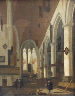 Interior of the Oude Kerk Amsterdam