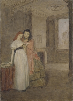 Interior with figures by Gwen John
