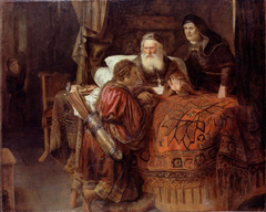 Isaac blessing Jacob by Gerrit Willemsz Horst