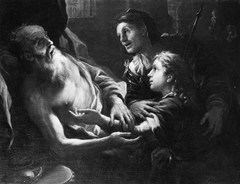 Isaac Blessing Jacob by Luca Giordano