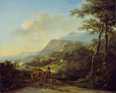 Italian Landscape with Travelers by Jan Both