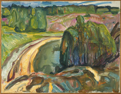 Junipers by the Coast by Edvard Munch