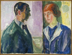Käte and Hugo Perls by Edvard Munch