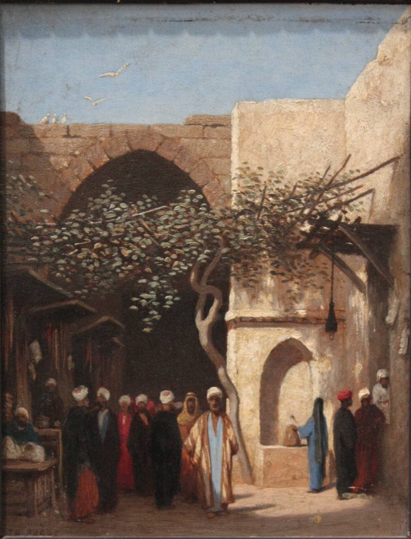 L'Entrée du bazar à Damas
