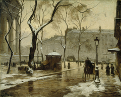 La place de la Madeleine by Louis Braquaval