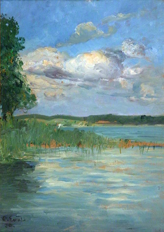 Lake Scene by Clara Ewald