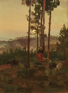 Landscape and Shepherdess