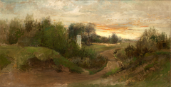 Landscape from the Vincity of Czarnokozińce by Albert Chmielowski