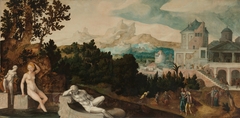 Landscape with Bathsheba by Lambert Sustris